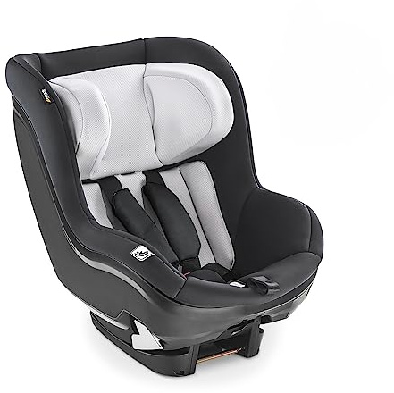 hauck i-Size Reboard Kindersitz iPro Kids für Babys ab Geburt bis Köpergröße 105 cm (0 - 18 kg), ECE R129, Gruppe 0, 1, 2, Einstellbare Kopfstütze, Isofix Basis Separat Erhältlich (Caviar)