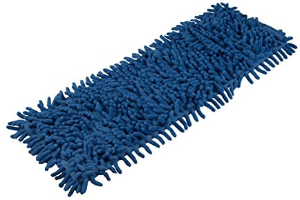 Sonty 5 Stück Mopp Chenille blau, Wischmop, 50cm, Mopp mit Taschenbezug für Klapphalter bis 50 x 13 cm (5)