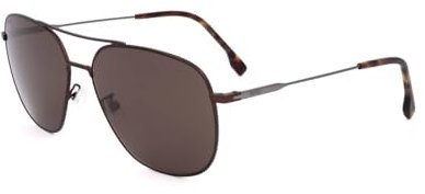 HUGO BOSS BOSS 1557/O/F/S 1OT MATTE BROWN DARK RUTHENIUM 62/16/150 Herren Sonnenbrillen