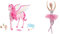 Barbie Ein Verborgener Zauber Pegasus & Dreamtopia Ballerina Puppe, Twinkle Lights Ballerina mit rosa Tutu und blonden Haaren