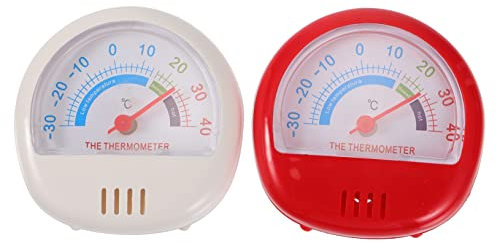 Alipis 2Pièces Thermomètre pour Réfrigérateur Congélateur de Outil Température Facile à Utiliser pour Utilisation