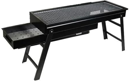 BQ-Foldable Portable Barbecue Grill, Outdoor Camping Picnic, Burner Foldable Charcoal Camping Barbecue Grill