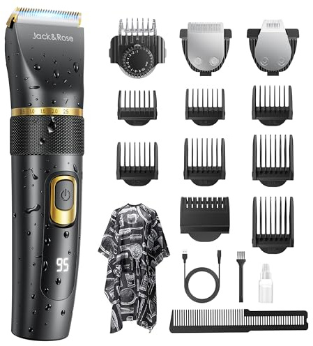 Hair Clippers Men 3 in 1,Cordless Clippers for Men Haircut,Beard Trimmer | Clippers&Trimmers in 1,Ceramic Blade,Quiet,2 Speeds Ajustable,3.5H Long Runtime,Waterproof,0.5~30mm Fade Length