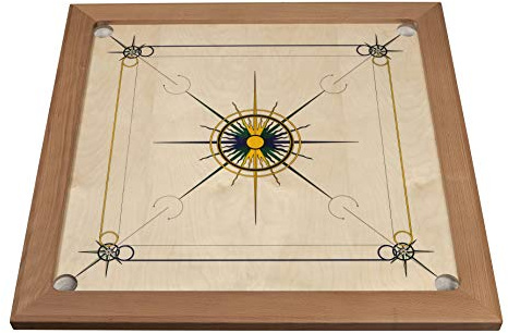 Philos 8231 - Carrom Superior, blau-gelb-grün, Geschicklichkeitsspiel