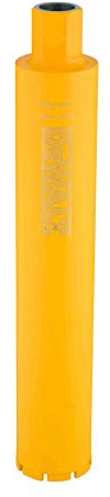 DeWalt, Corona de diamante para perforar en húmedo 78x400mm, acoplamiento 1 1/4' UNC hembra universal, para materiales estándar y duros