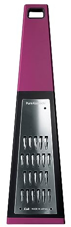 KAI Pure Komachi Yabanemonyo - Julienne Reibe pink, Klinge 13,5 x 3-5 cm / Griff 11 cm, mit Yabanemonyo Klingenmuster Küchenreibe für Profis