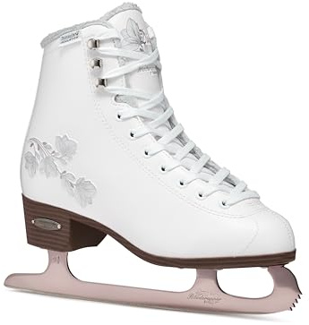 Rollerblade DIVA, Pattini per il pattinaggio su ghiaccio, pattinaggio artistico, bianco/rosa dorata, 39, donna