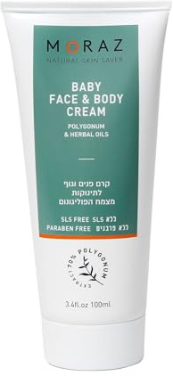 Baby Face and Body Cream by Moraz for Kids - 3.4 oz Cream