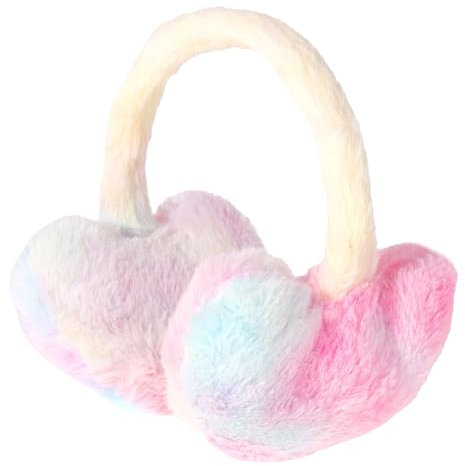 BTHRORO Winter Ear Muffs for Women Girls Cute Love Earmuffs Warmers Winter Outdoor Earmuffs Adjustable Ear Covers Headband
