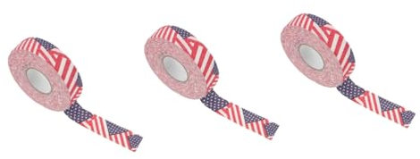 Kisangel 3 Rollen Hockeyband Eishockey Tape Sport Tape Sports Tape Athletic Tape Baumwoll-Tape wasserdichtes Band Klebeband Ball Hockey-Tape-Wrapper Aufkleber für Hockeyschläger Baumwolle