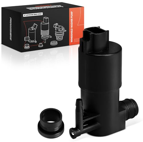 Frankberg Bomba lavaparabrisas Bomba de agua de lavado Limpieza de parabrisas Trasera 2 Polos Compatible con Yaris P13 Verso R2 Yaris Furgoneta/Compacto P13 Replace# 853300F020