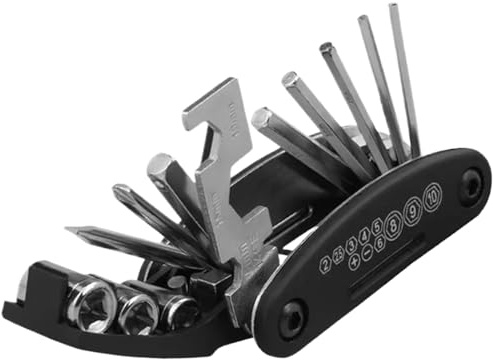 Trousse D'outils Pour Vélo - Clé Multifonction 16 en 1 pour Entretien - Kit d'Outils pour VTT | Pour Mécaniciens En Usine Pour Véhicules Automobiles À La