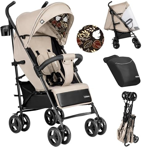 Tulano Davos 35 Passeggino Leggero da Viaggio, Portata 22kg, Cappottina XXL