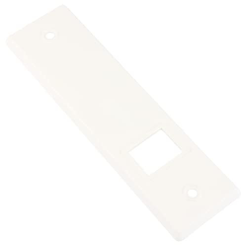 Abdeckplatte (Blende) mit Lochabstand 16cm RUND weiß