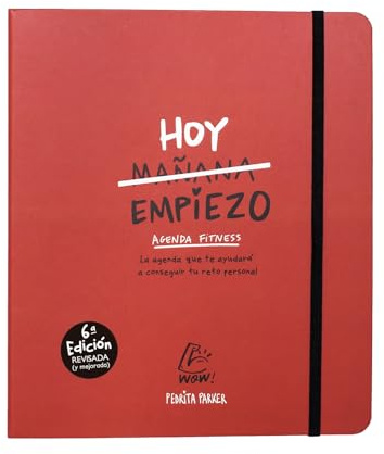 Agenda fitness Pedrita Parker - Diario de entrenamiento en Español, Sin Fecha │ Registra: Entrenamiento Gym, Comidas, Hábitos y Progreso [Tapa dura y papel de Alto Gramaje]