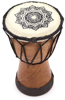 Djembe tamburo fatto a mano - 15 cm