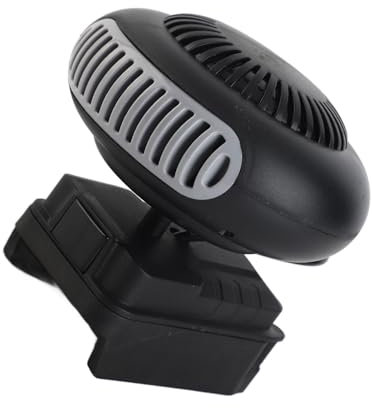 Riscaldatore Elettrico, Scaldabagno Termostato 170W Riscaldatore Silenzioso Piccolo con Rilevamento della Temperatura e Porte USB, Compatibile con Batterie 20V Massimo per la