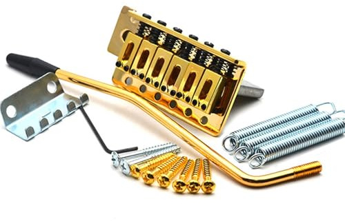 Gitarrbrygga Byte Single Shake Tremolo Bridge För SQ ST Elgitarr(Gold)