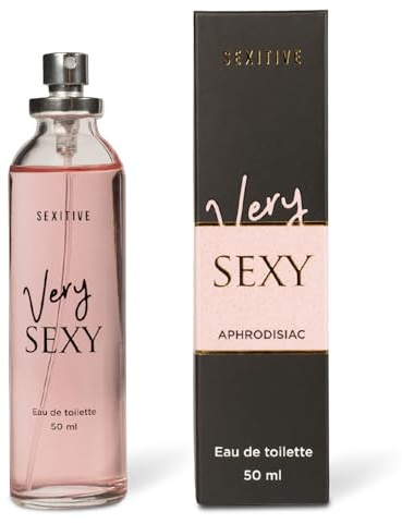 Sexitive VERY SEXY Perfume de mujer con Feromonas para atraer hombres. Fragancia Intensa y Duradera. Siéntete Hermosa y Confiada, Fragancia Floral Oriental, Deseo Absoluto - 50 ml 1.7 fl oz