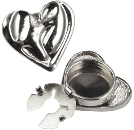 de botones para mujer Lazos | 2 piezas en forma de corazón decorativo broche-botones para camisas - costura camisa confección vestido blusa abrigo fiesta uso diario clips decorativ