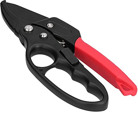 Cocoarm Forbici da Potatura SK5 a Cricchetto 220 Mm Tagliaerba Portatile con Interruttore a Scorrimento Manico in Lega di Alluminio per Frutteto Giardino Vivaio Potatura Stradale