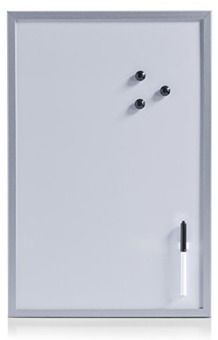 Zeller Present 11538 Magnet- /Schreibtafel, 40 x 60 cm, alugrau