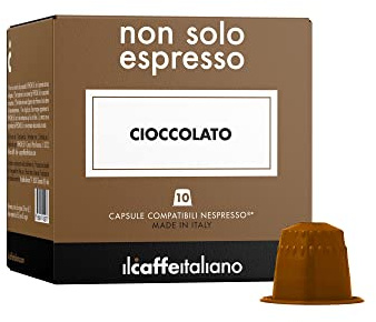 Il Caffè Italiano Nespresso-kompatibla chokladkapslar - 80 st | Nespresso-kompatibla kaffekapslar, läcker chokladdryck | Tillverkad i Italien | Frhome