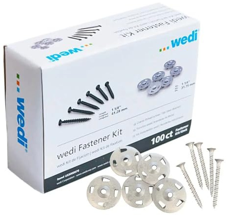 Wedi Fastener Kit - Screws & Tabbed Washers - US5000070