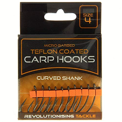 G8DS® Karpfen Haken Long Shank Größe 6 Teflon Beschichtet Micro Wiederhaken Angeln Karpfen Rig Boilie