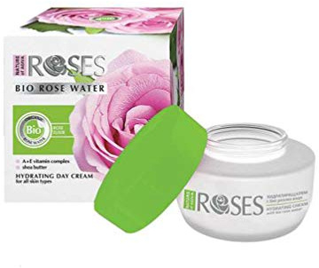Fuktgivande dagkräm med ekologiskt rosenvatten 50 ml