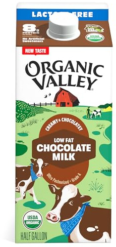 Organic Valley, Milk Uht Low Fat 1% Chocolate, 64 Fl Oz