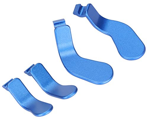 Lot de 4 palettes en métal pour manette Elite Series 2 Bleu