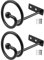 BlueXP 2 Stück Dekorativer Raffhalter für Gardinen Wand Vorhang Holdbacks Tieback Hooks für Gardinen Mantel Regenschirme Dekorative Haken