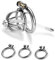 Chastity Cage Uomo Sex Toy Gabbia Pene Metallo Bdsm Male Chasity Cage Per Giochi Erotitici Sexy Per Coppie (With catheter)