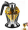 Honigspender, 200ml Honigspender Tropffrei Glas, Sirup Spender Mit Untersatz Speicher Ständer, Honigspender Quetschflasche Mit Rutschfestem Silikonboden, Syrup Dispenser Für Küchenwerkzeug (Glas)
