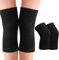 2 Stück Bambus Kniebandage,Bambus Kniebandage Mit Kompression,Kniebandage Männer Damen,Knie Bandagen,Kniebandage Damen Arthrose,Knee Sleeves,Knieorthese Kniebandage Sport-Knieschoner (Schwarz,XL)