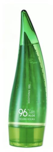 HOLIKA HOLIKA Aloe hydroformuler, 96% lugnande gel, aloe kyla, solbränna, hårborttagning, lugnande känsla, vegan CICA Ectoin grönt te, 2,1 fl oz (55 ml)