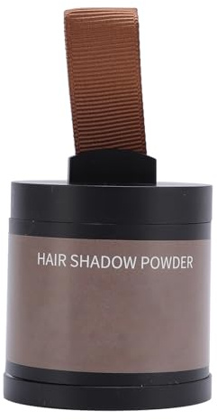 Polvere per attaccatura dei capelli, resistente all'acqua, a lunga durata, nasconde istantaneamente il riempimento rapido della radice dei capelli, polvere colorante per ritocchi (Marrone)