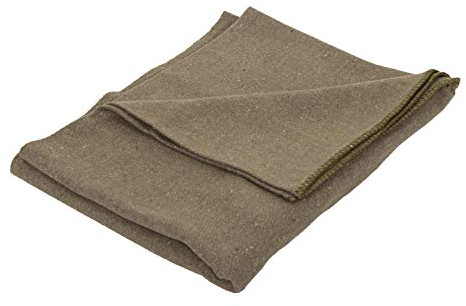 Stansport Wool Blend Camp Blankets - O.D. Green (1244)