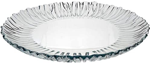 Dajar 10499 L Patisserie Aurora Kuchenplatte 31,5 cm PASABAHCE, Glas, Transparent, 31.5 cm
