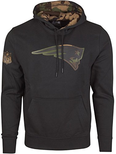 New Era Fleece Hoody - NFL New England Patriots schwarz - L