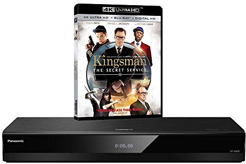 Panasonic DP-UB820 MULTIREGION for DVD Blu-ray Player Bundle with Kingsman Ultra HD 4K Blu-ray Disc