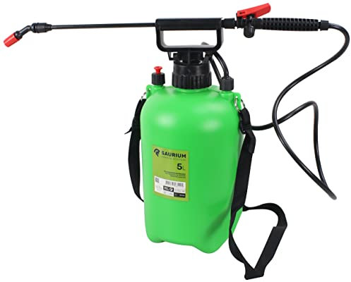 Pulverizador a Presión, 5L, Lanza Fibra Vidrio - SAURIUM® - 48520