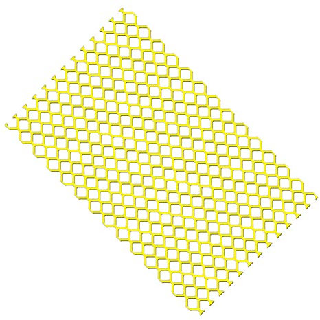 ihreesy Quadratische Waben Rücklicht Aufkleber, Universal Reflektierende Auto Aufkleber Wasserdicht Vinylfilm Reflektierende Lichter Aufkleber Sonnenfestes Vinylfolie Auto Styling Zubehör,Gelb