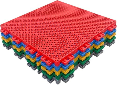 Tapis antidérapant de haute qualité Dalles de sol emboîtables modulaires, dalles de terrain de sport à monter soi-même résistantes aux intempéries for terrain de basket-ball extérieur et terrain de ba