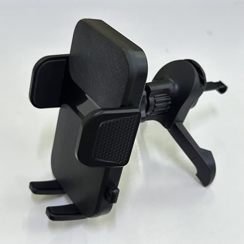 Hoppac Porta Telefono Auto Bocchette Aria, Supporto Cellulare Automobile Gancio, Rotazione a 360 Gradi e Rilascio Rapido, Reggi Poggia Universale Smartphone iPhone Max Android 4-7