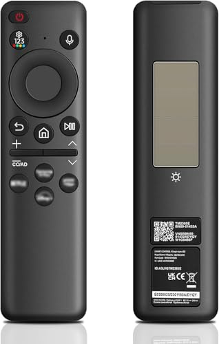 BN59-01432A Télécommande de Remplacement pour Samsung,Télécommande vocale Universelle Solaire pour Samsung Smart TVs,Samsung Smart 4K HD TV avec 4 Touches de Raccourci