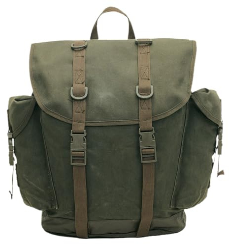 Generisch Zaino originale dell'esercito tedesco, verde oliva, 35 l, per attività all'aria aperta