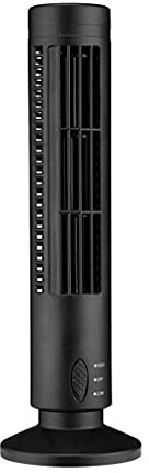 Bärbar USB-luftkonditionering-mini-vertikal fläkt utan rotorblad, sommarluftkylare för hem, kontor och resor, kyltornfläkt, 3 vindhastigheter, bordskl