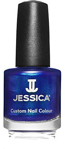 JESSICA Custom Colour Nail Polish | Award-Winning Polish | Strengthening Nail Polish, Long Lasting Nail Varnish | Chip-Resistant & Hard-Wearing for Salon-Quality Finish | Midnight Moonlight | 14.8ml